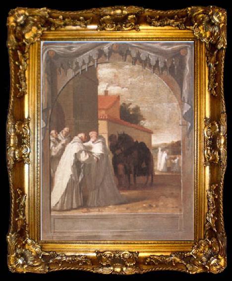 framed  CARDUCHO, Vicente ST Bernard of Clairvaux (mk05), ta009-2